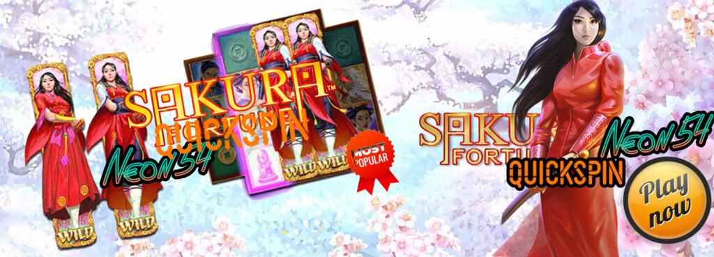 Play Sakura Fortune at Neon54 Casino!