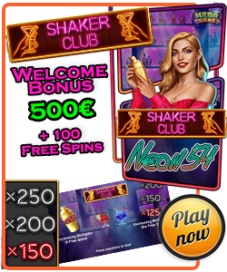 Play Shakers Club Slot At Neon54 Casino