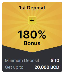 BC GAME Casino 1st Deposit Bonus