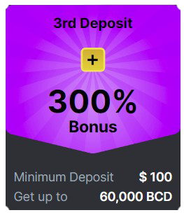 BC GAME Casino 3rd Deposit Bonus