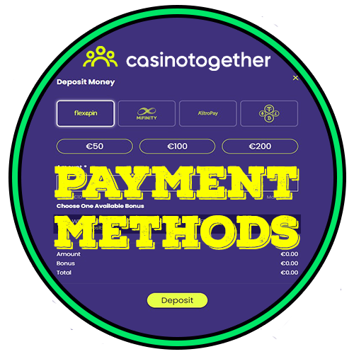 Casino Together Payment Methods