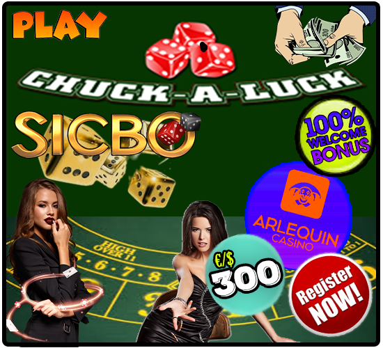 Play Chuck A Luck At Arlequin Casino