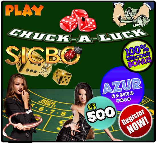 Play Chuck A Luck At Azure Casino