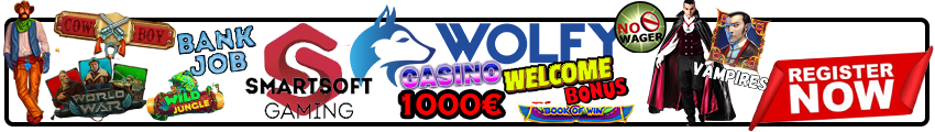 Play The SmartSoft Games At Wolfy Casino