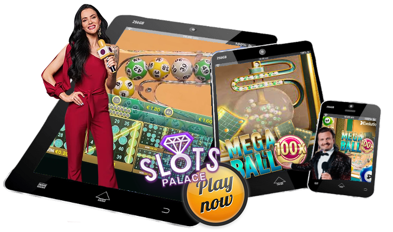 Play The mega ball live game At Slots Palace Casino