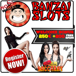 Register at Banzai Slots and play Baccarat