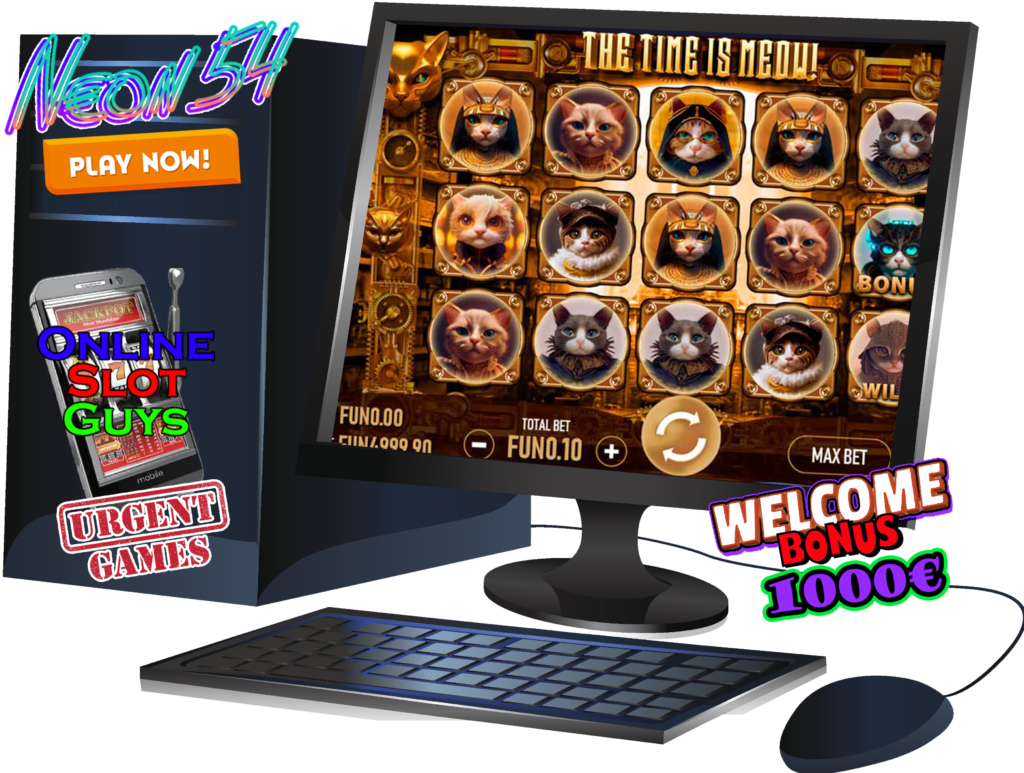 Play The Time Is Meou Slot At Neon43 Casino