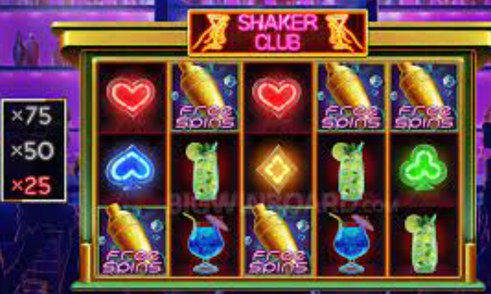 shakers club slot Base Gameplay and Paylines