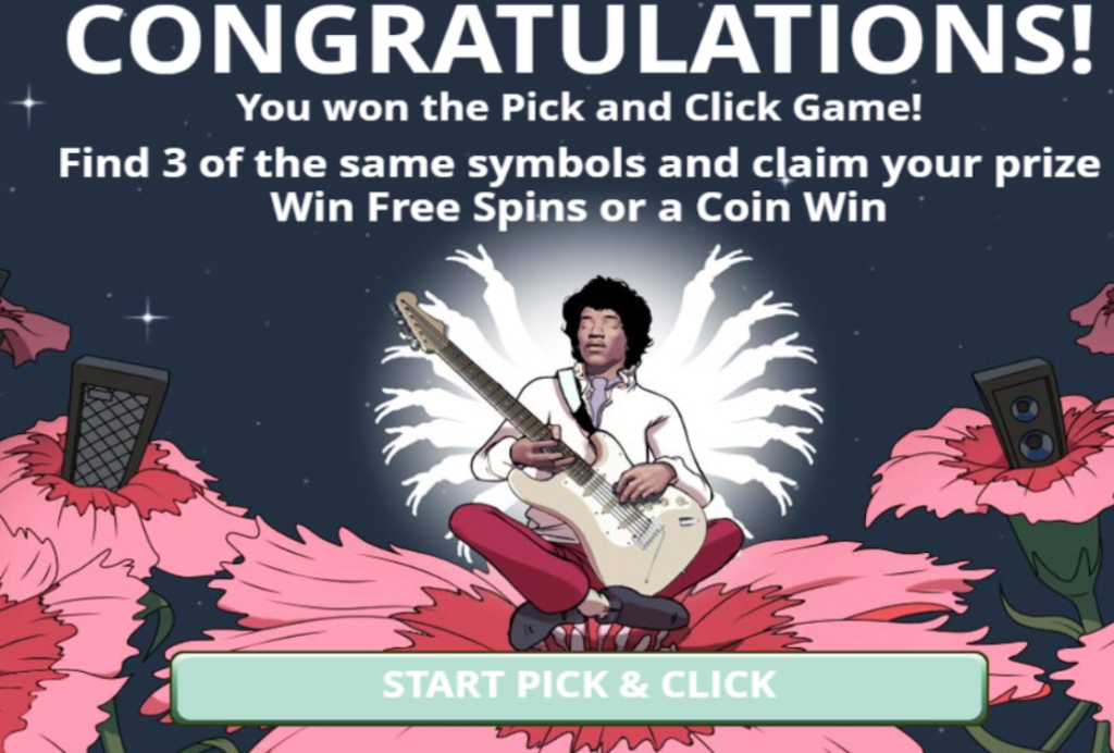 Jimi Hendrix Slot Big Win