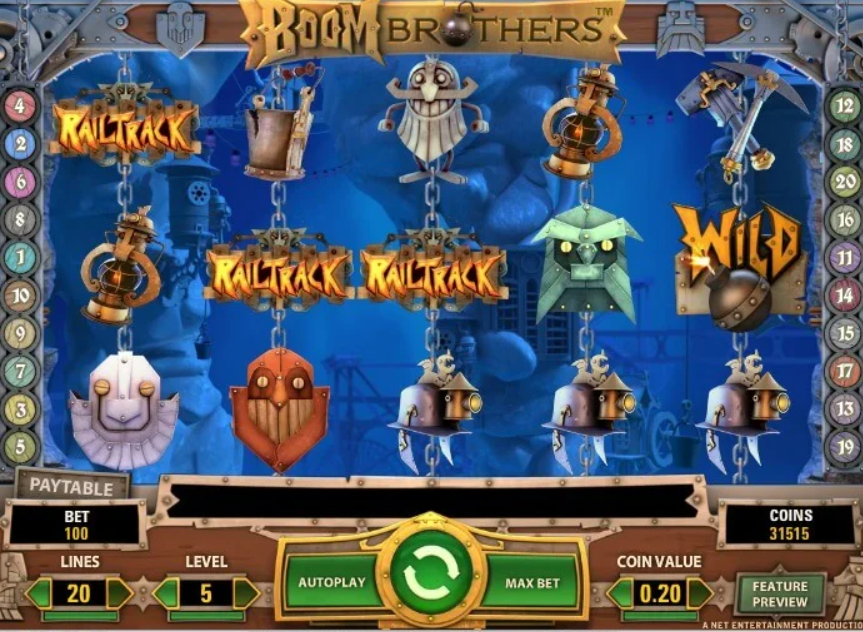 Play Boom Brothers Slot