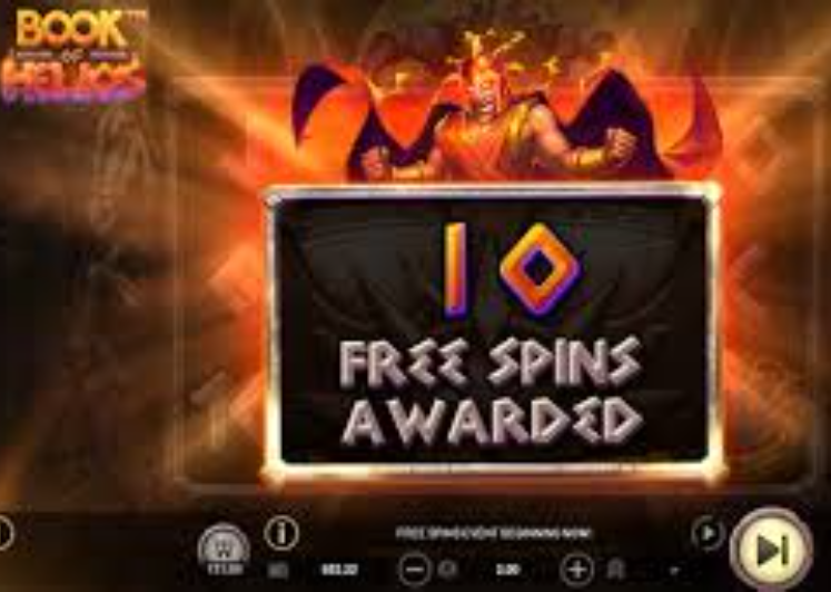 book of helios Free spins